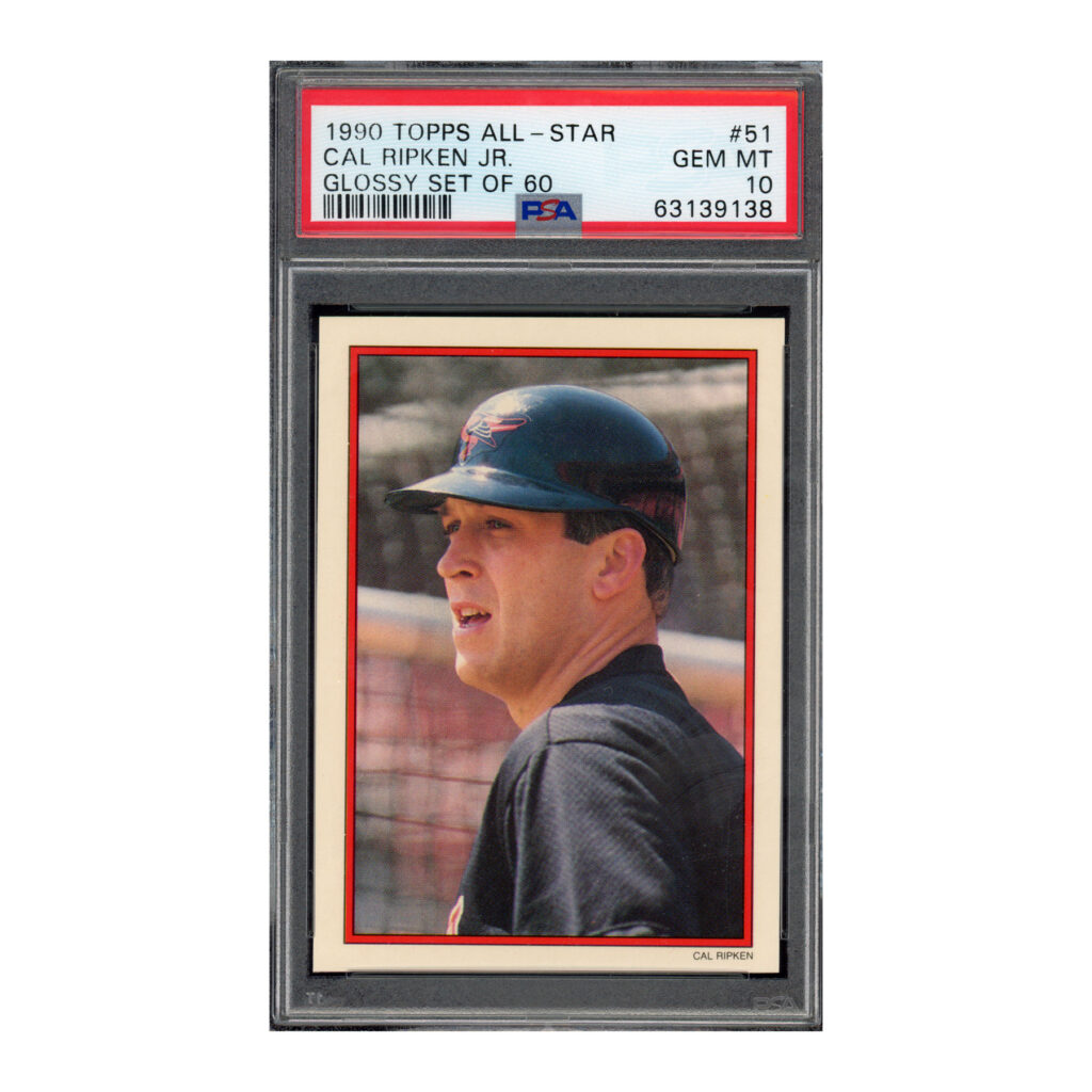 1990 Topps All-Star Glossy #51 Cal Ripken PSA 10
