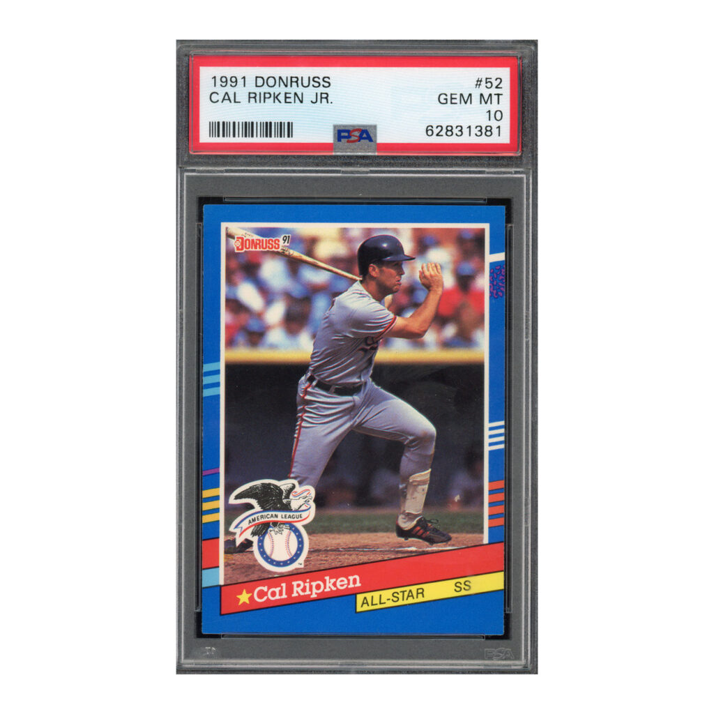 1991 Donruss #223 Factory Set Rare Border Cal Ripken PSA 10