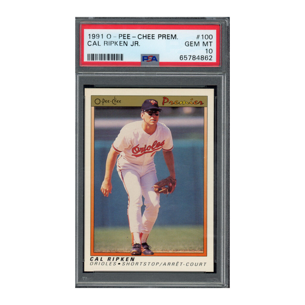 1991 OPC O-Pee-Chee #100 Cal Ripken PSA 10