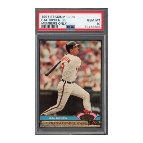 1991 Stadium Club Members Only Cal Ripken PSA 10