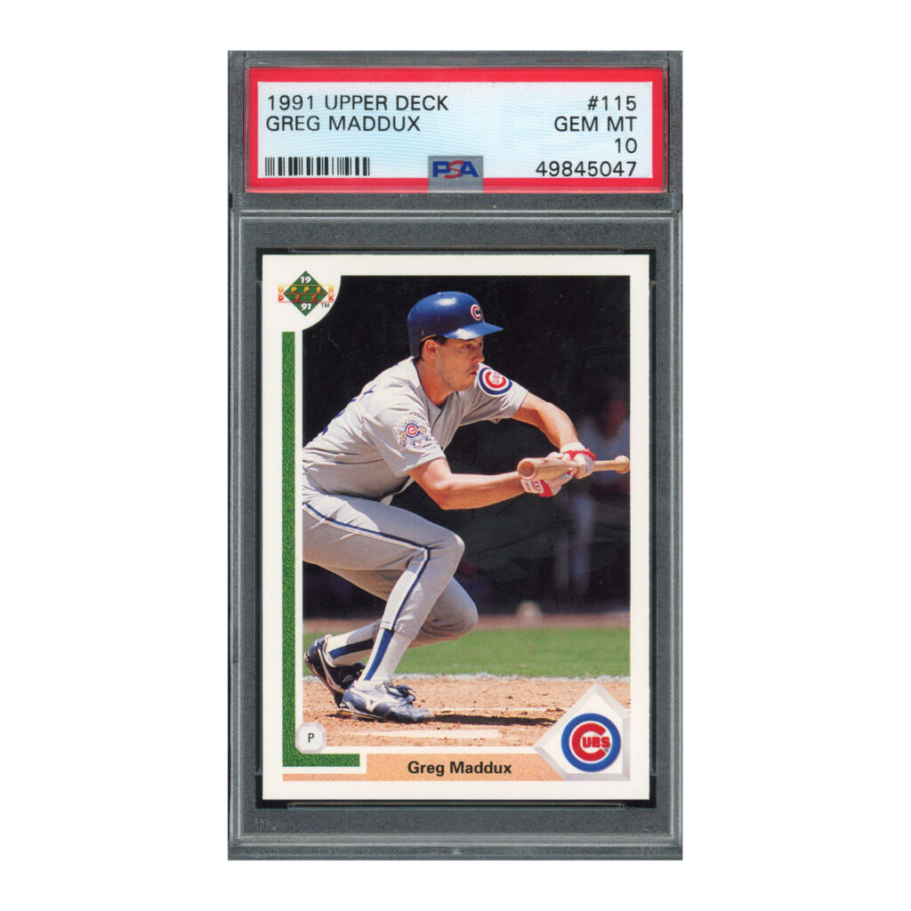 1991 Upper Deck #115 Greg Maddux PSA 10