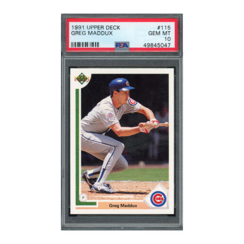 1991 Upper Deck #115 Greg Maddux PSA 10