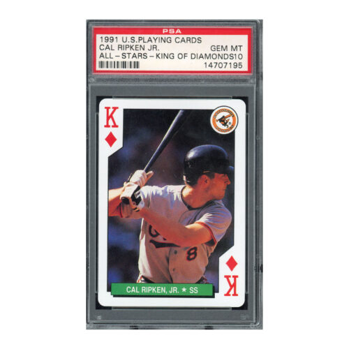 1991 U.S. Playing Cards King Diamonds Cal Ripken PSA 10