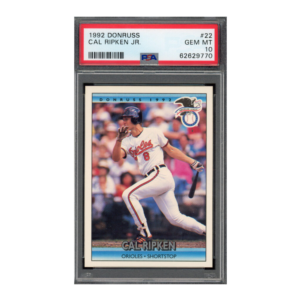 1992 Donruss #22 Cal Ripken PSA 10