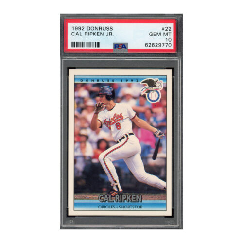 1992 Donruss #22 Cal Ripken PSA 10