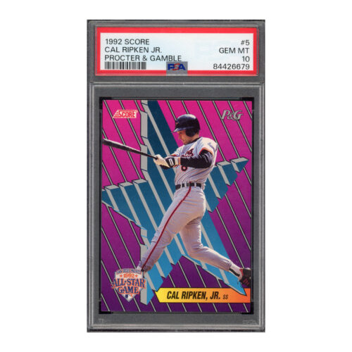 1992 Score Proctor & Gamble #5 Cal Ripken PSA 10