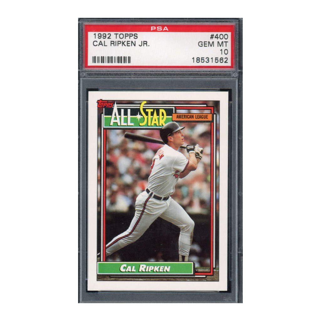 1992 Topps #400 Cal Ripken PSA 10