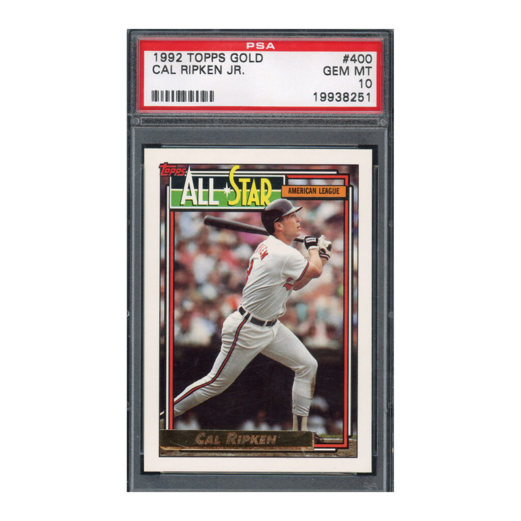1992 Topps Gold #400 Cal Ripken PSA 10