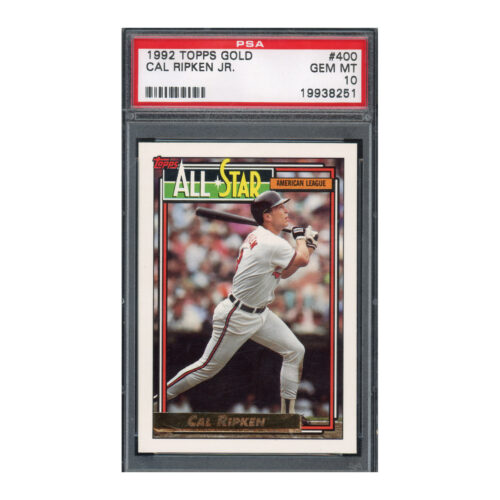 1992 Topps Gold #400 Cal Ripken PSA 10