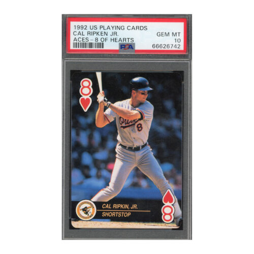 1992 U.S. Playing Cards Aces 8 Hearts Cal Ripken PSA 10