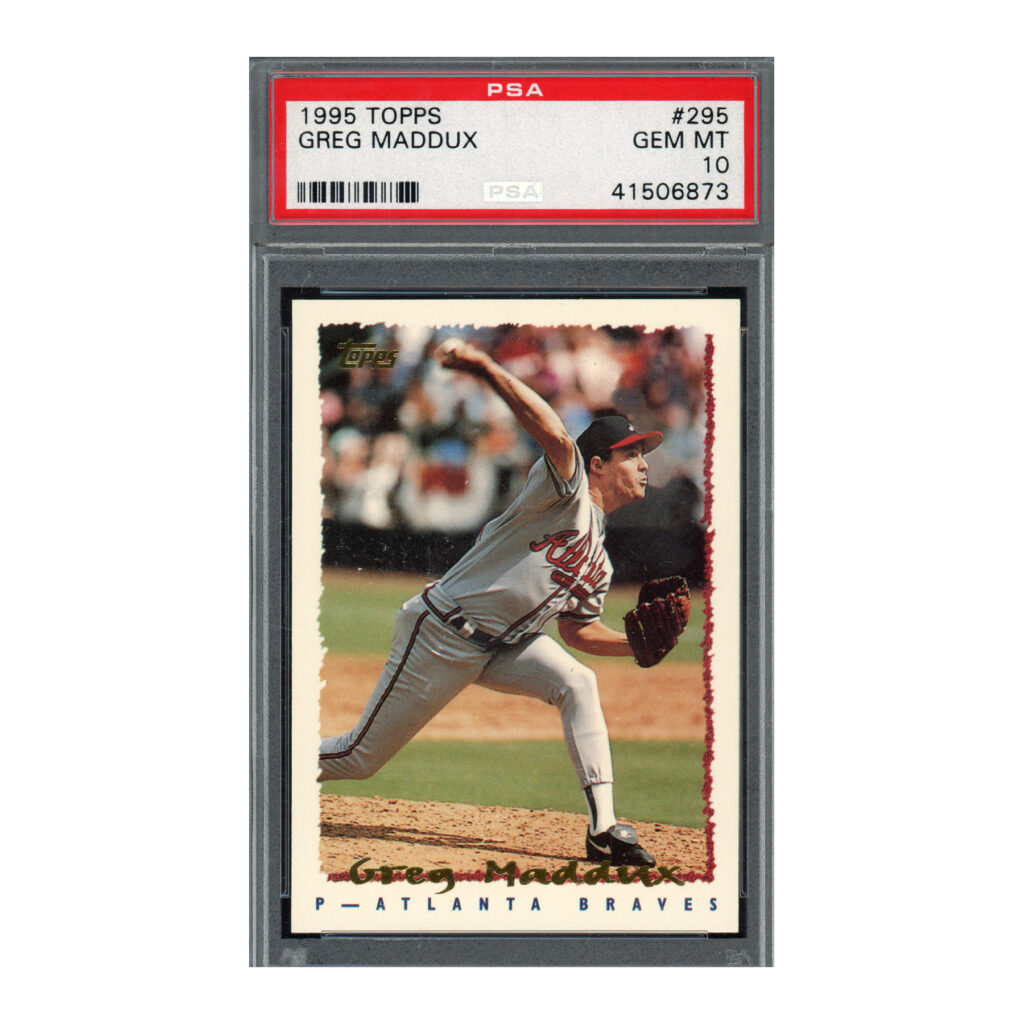 1995 Topps #295 Greg Maddux PSA 10