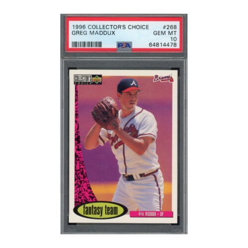 1996 Collector's Choice #268 Greg Maddux PSA 10