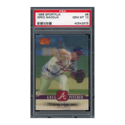 1996 Sportflix #8 Greg Maddux PSA 10