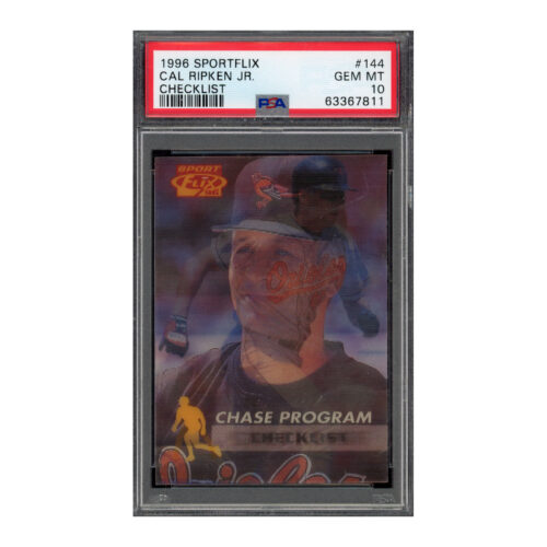 1996 Sportflix #144 Cal Ripken PSA 10