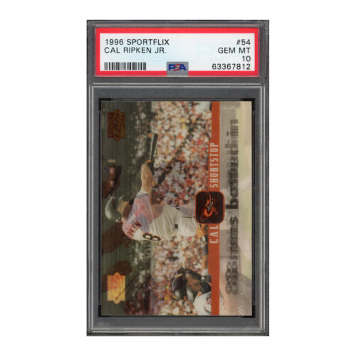 1996 Sportflix #54 Cal Ripken PSA 10