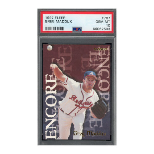 1997 Fleer #707 Greg Maddux PSA 10