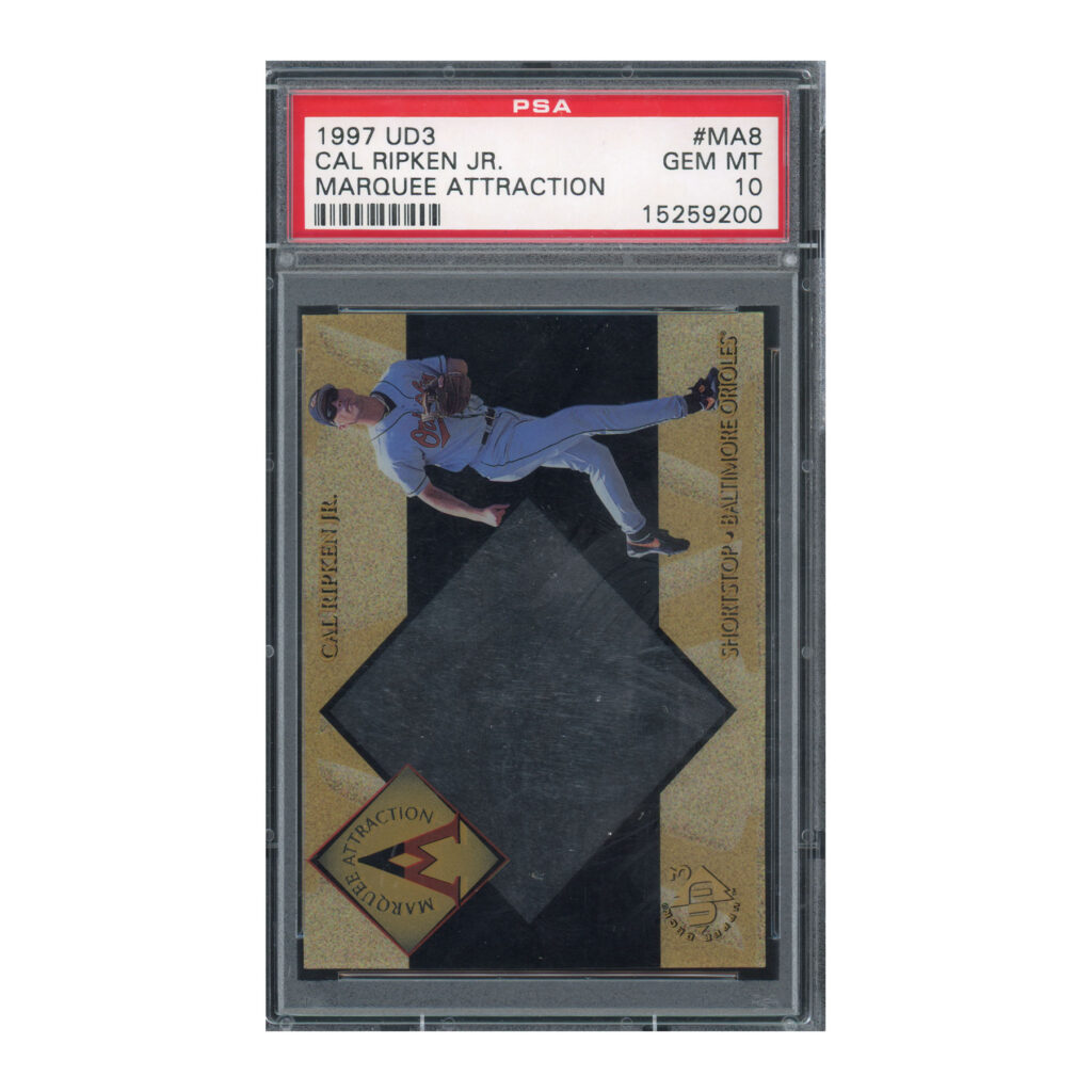 1997 UD3 Upper Deck Marquee Attraction #MA8 Cal Ripken PSA 10
