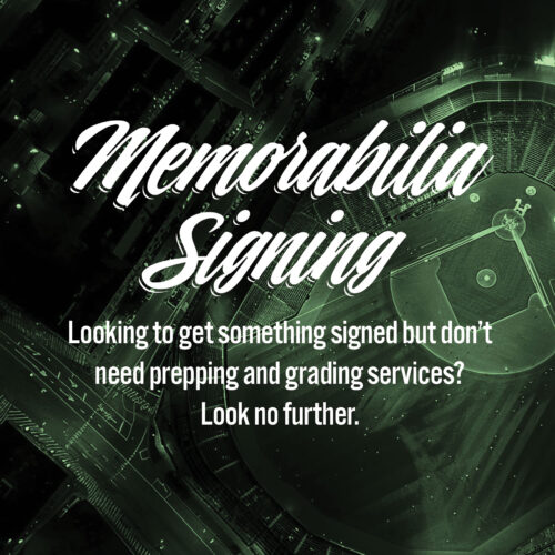 Memorabilia Signing