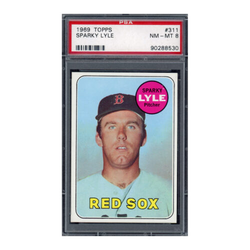 1969 Topps #311 Sparky Lyle PSA 8