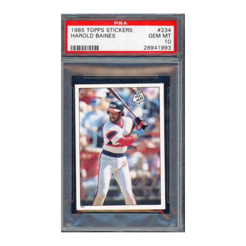 1985 Topps Stickers #234 Harold Baines PSA 10