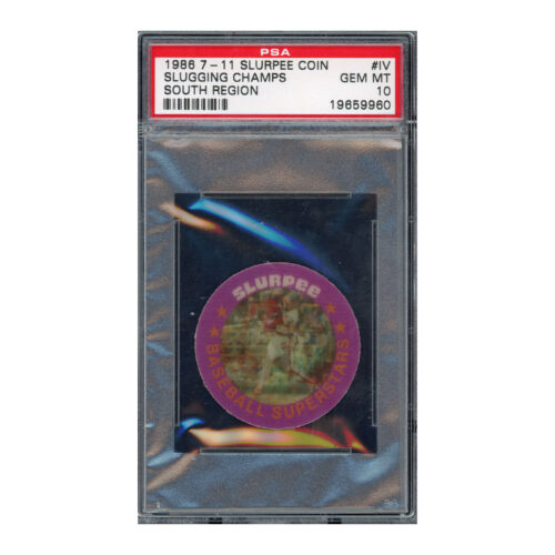 1986 7-11 Slurpee Coin South Region Harold Baines PSA 10