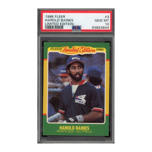 1986 Fleer Limited Edition #3 Harold Baines PSA 10