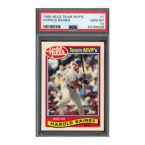 1989 Hills Team MVP's Harold Baines PSA 10