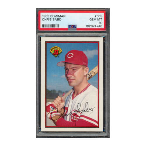 1989 Bowman #309 Chris Sabo PSA 10