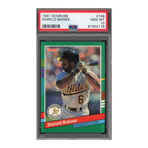 1991 Donruss #748 Harold Baines PSA 10