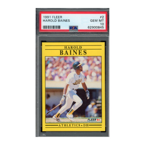 1991 Fleer #2 Harold Baines PSA 10