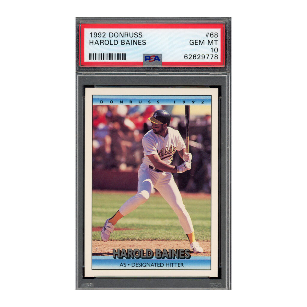 1992 Donruss #68 Harold Baines PSA 10