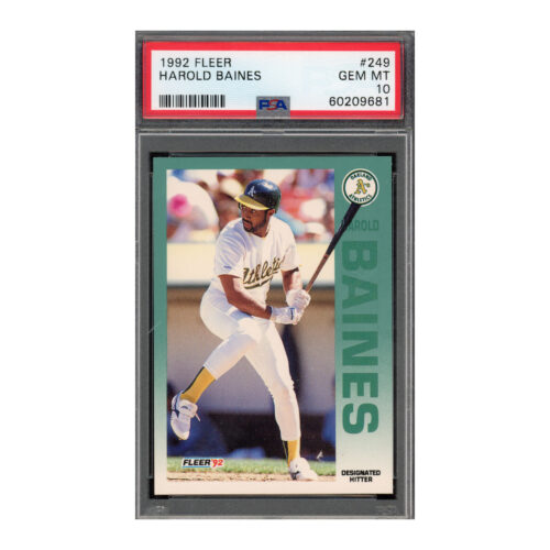 1992 Fleer #249 Harold Baines PSA 10