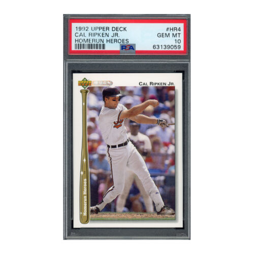 1992 Upper Deck Homerun Heroes #HR4 Cal Ripken PSA 10