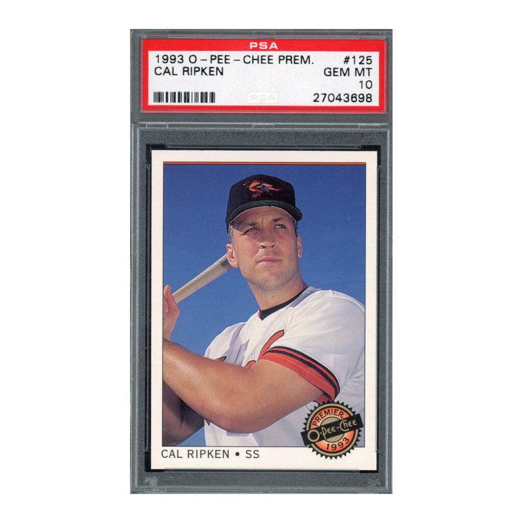 1993 OPC O-Pee-Chee Premier #125 Cal Ripken PSA 10
