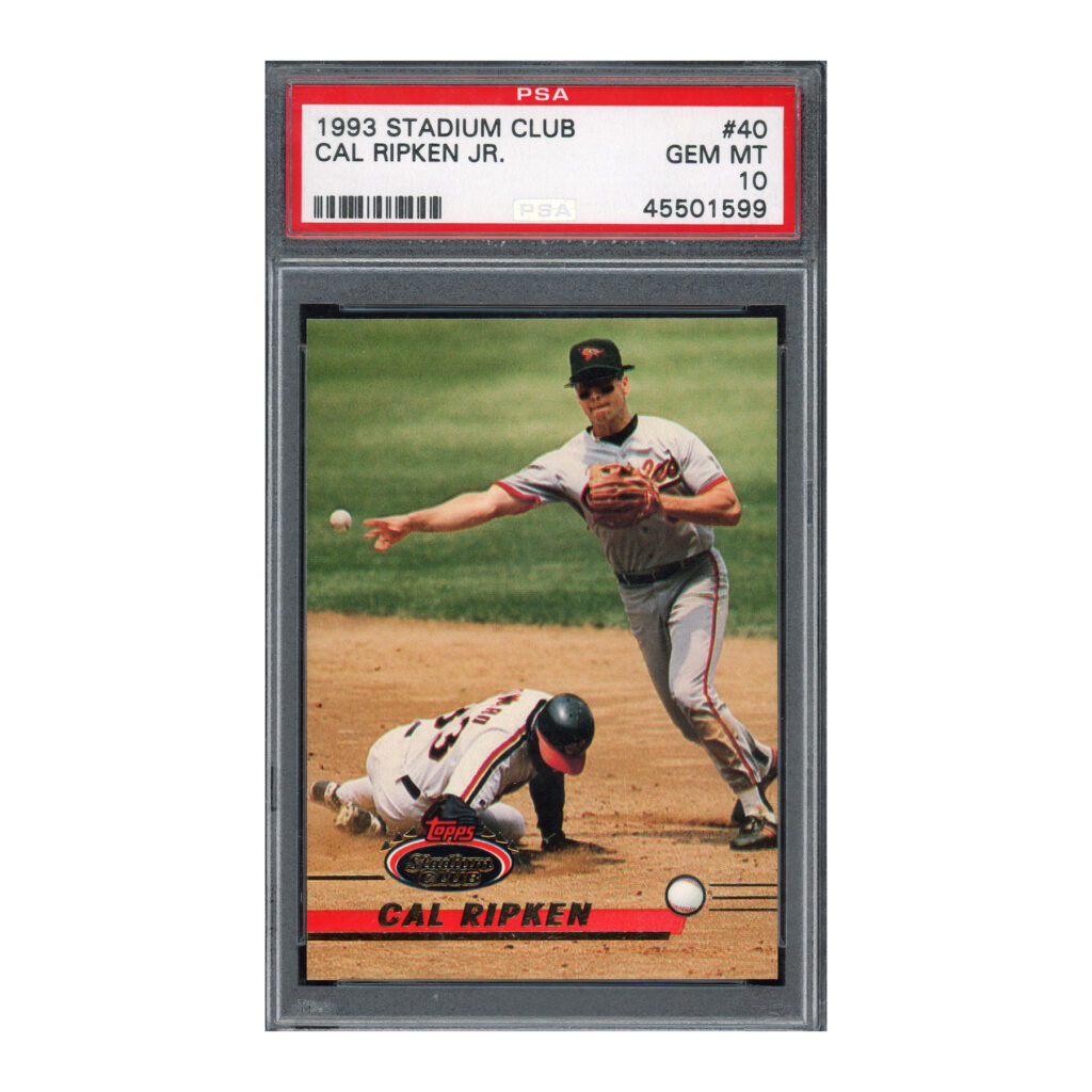 1993 Stadium Club #40 Cal RIpken PSA 10