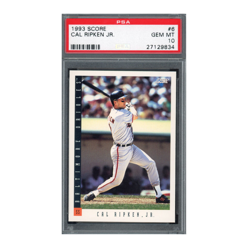 1993 Score #6 Cal Ripken PSA 10