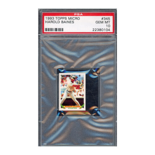 1993 Topps Micro #345 Harold Baines PSA 10