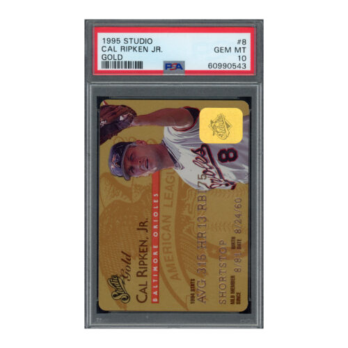 1995 Studio Gold #8 Cal Ripken PSA 10