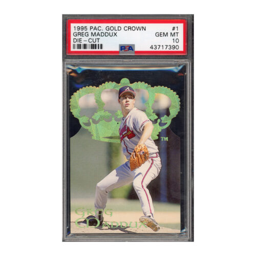 1995 Pacific Gold Crown #1 Greg Maddux PSA 10