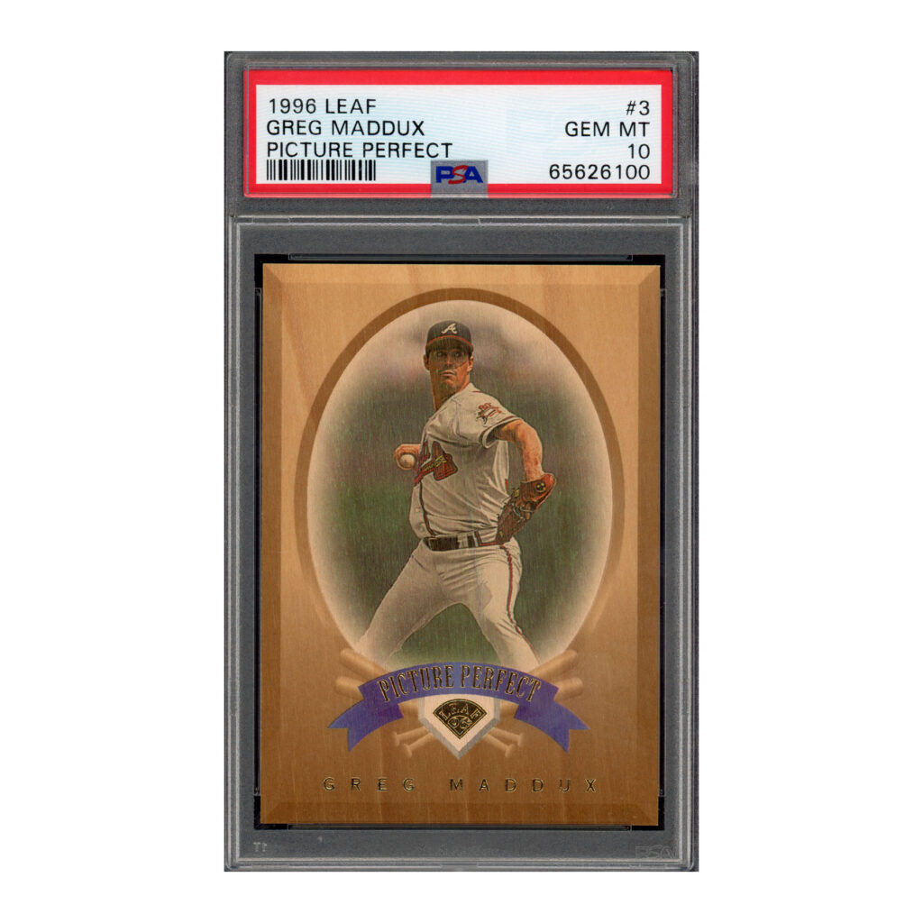 1996 Leaf Picture Perfect #3 Greg Maddux PSA 10