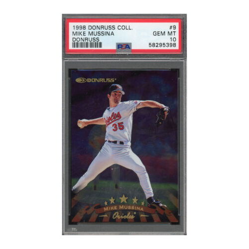 1998 Donruss Prized Collections /560 #9 Mike Mussina PSA 10