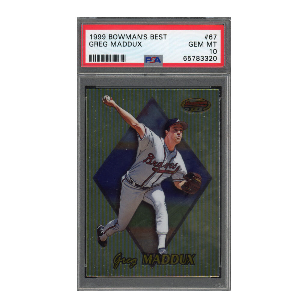 1999 Bowman's Best #67 Greg Maddux PSA 10