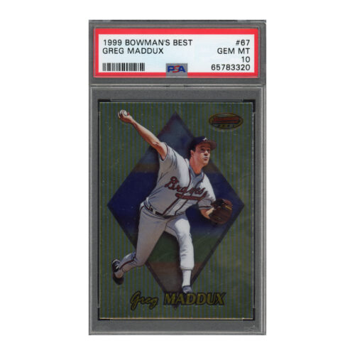 1999 Bowman's Best #67 Greg Maddux PSA 10