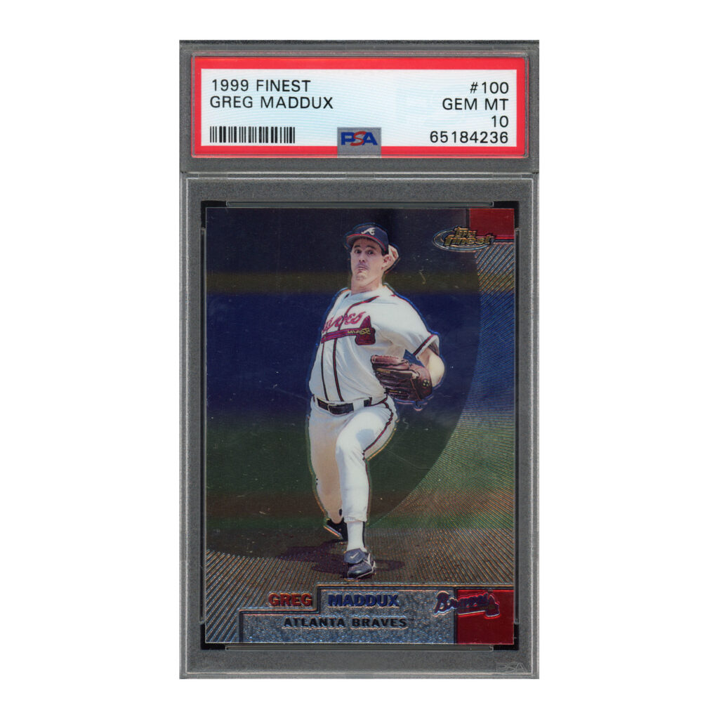 1999 Finest #100 Greg Maddux PSA 10