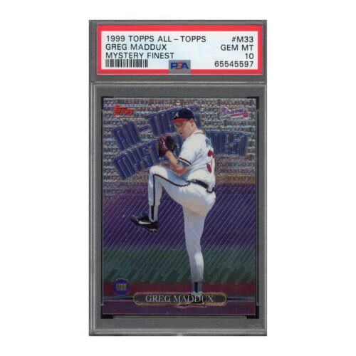 1999 Topps All-Topps Mystery Finest #M33 Greg Maddux PSA 10