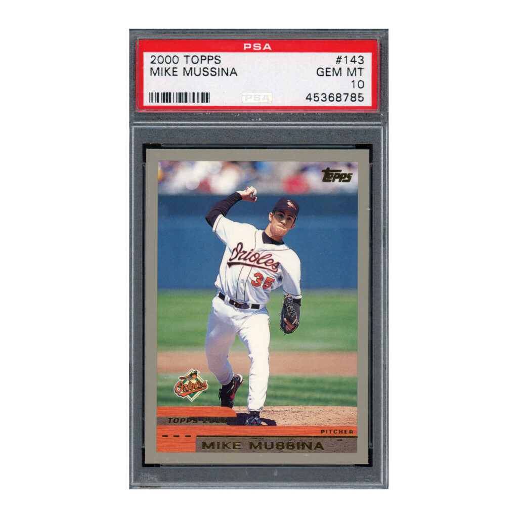 2000 Topps #143 Mike Mussina PSA 10