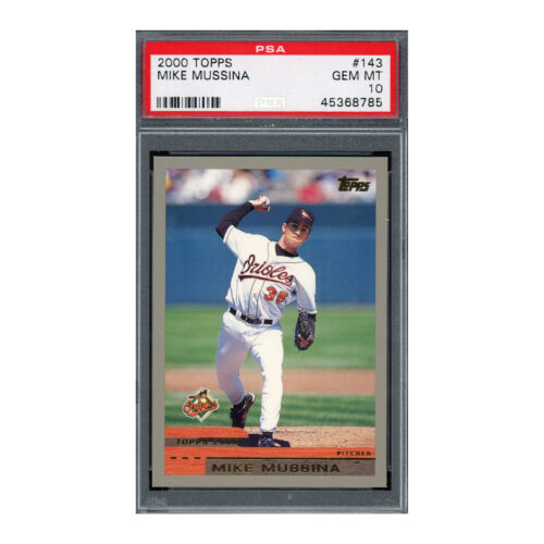 2000 Topps #143 Mike Mussina PSA 10