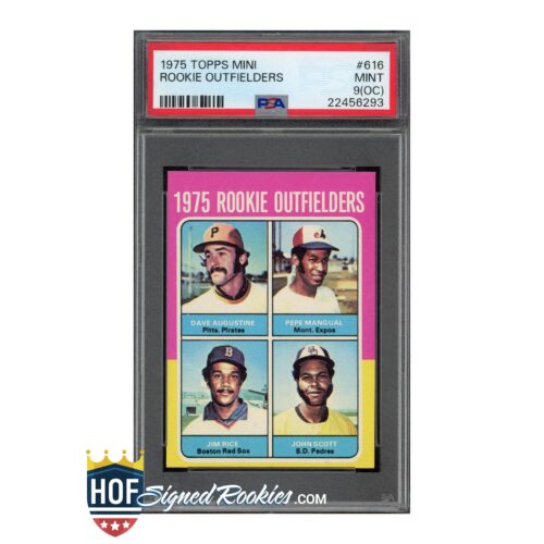1975 Topps Mini #616 Jim Rice PSA 9 Mint OC