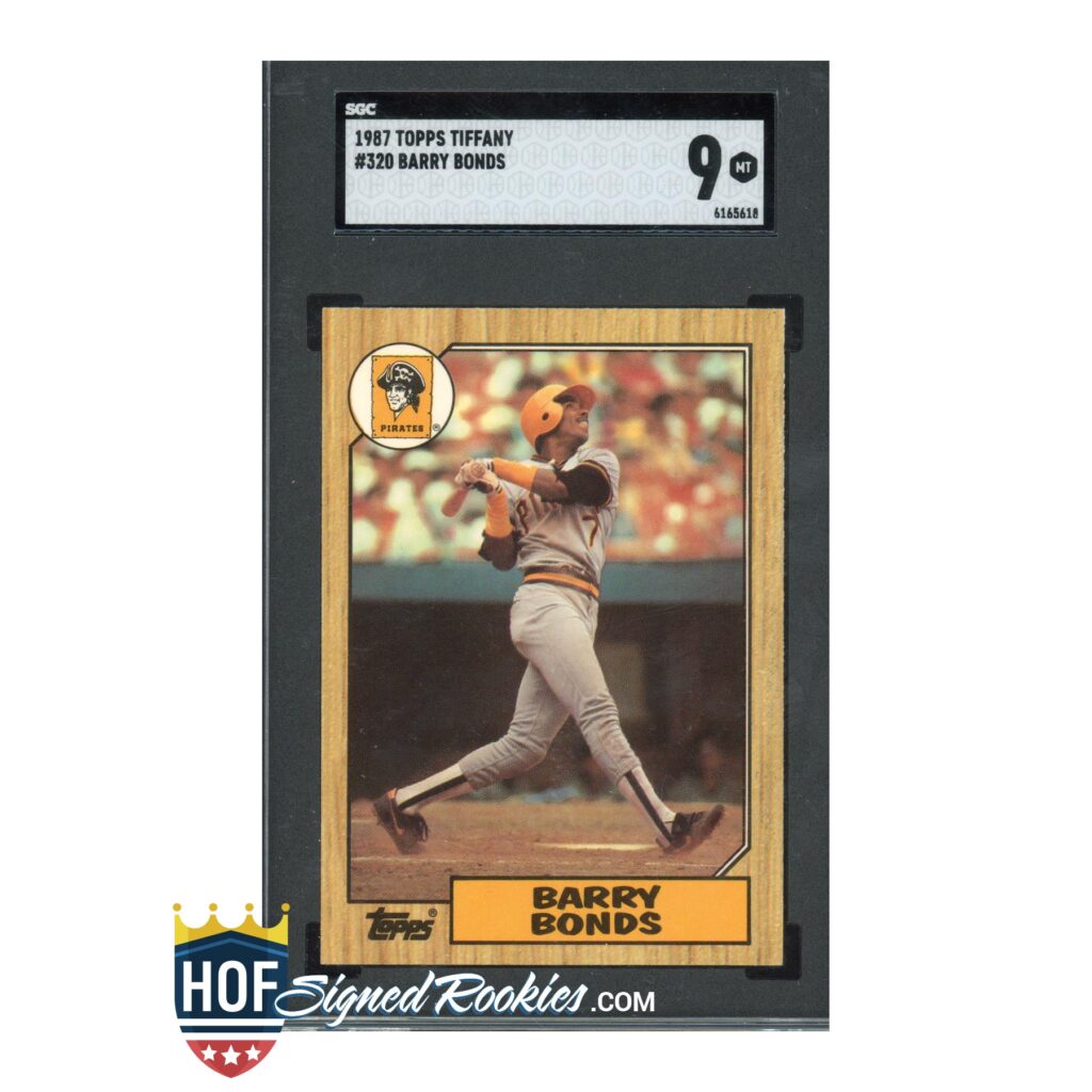 1987 Topps Tiffany #320 Barry Bonds SGC 9