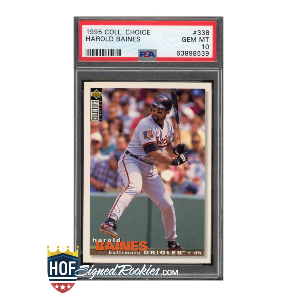 1995 Collector's Choice #338 Harold Baines PSA 10